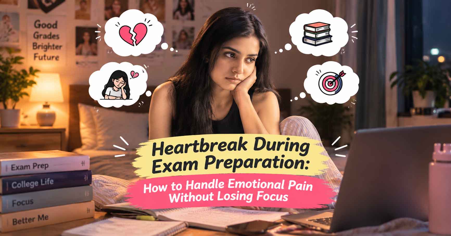 Heartbreak During Exam Preparation: How to Handle Emotional Pain Without Losing Focus