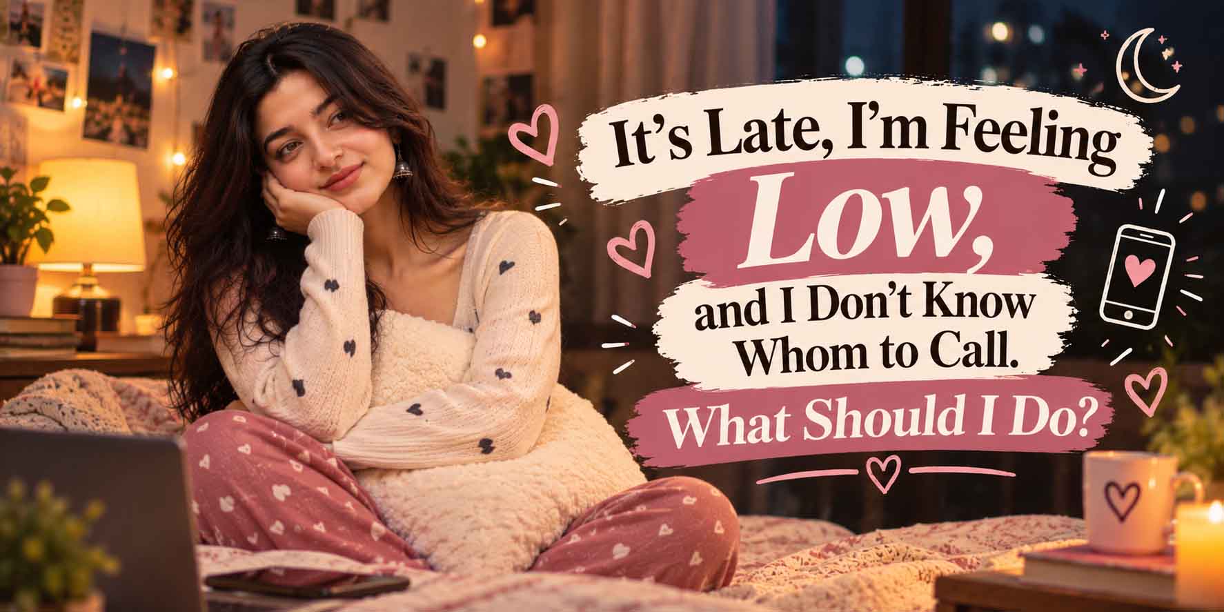It's Late, I'm Feeling Low, and I Don't Know Whom to Call. What Should I Do?